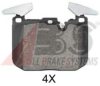 BMW 34116859066 Brake Pad Set, disc brake